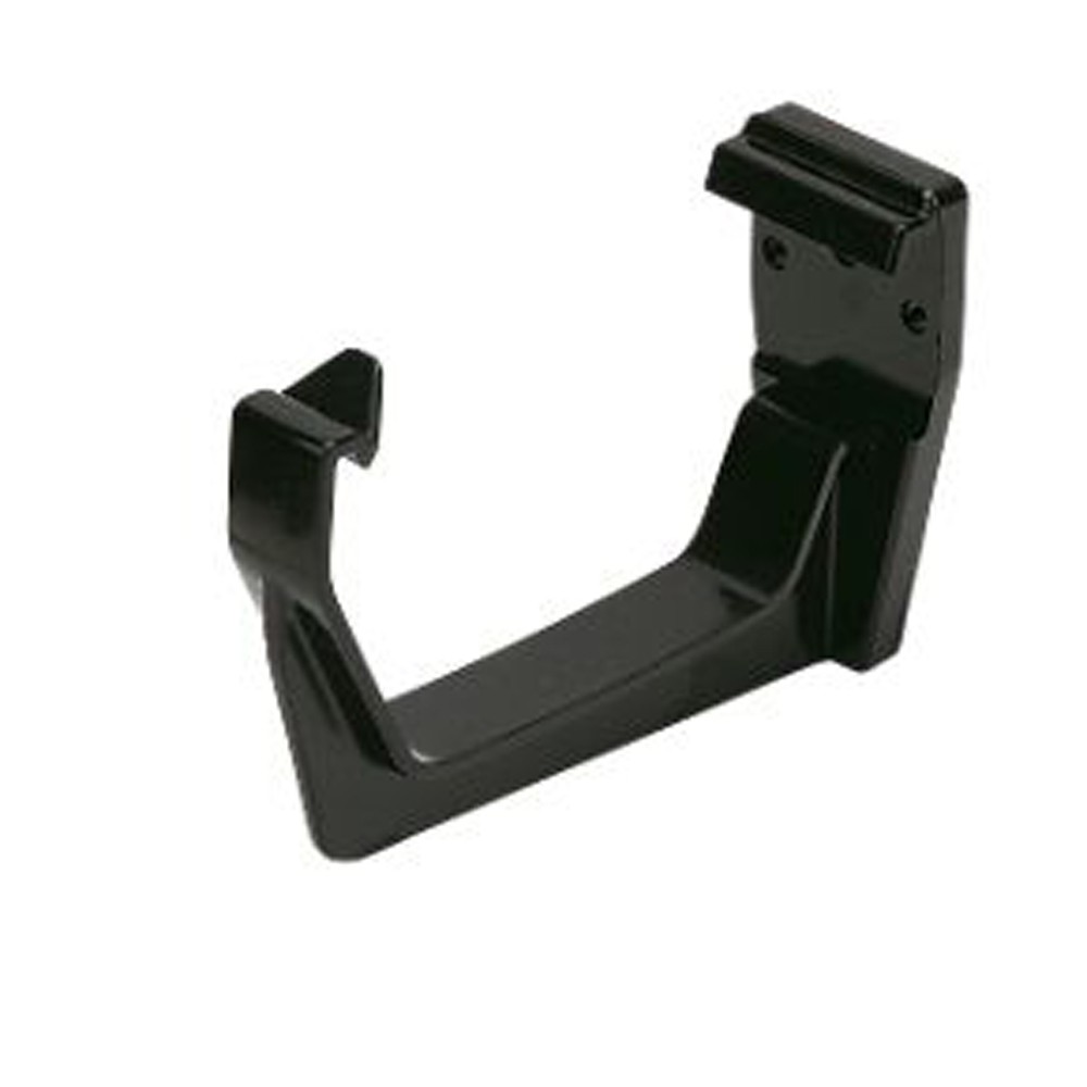 112mm Square Gutter Fascia Bracket Black REF RKS1