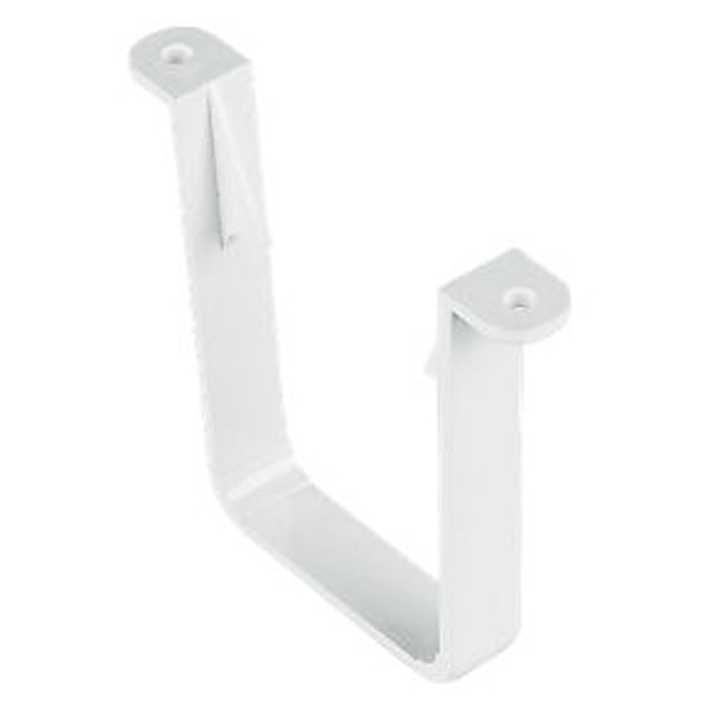 65mm Square Downpipe Bracket White REF RCS1