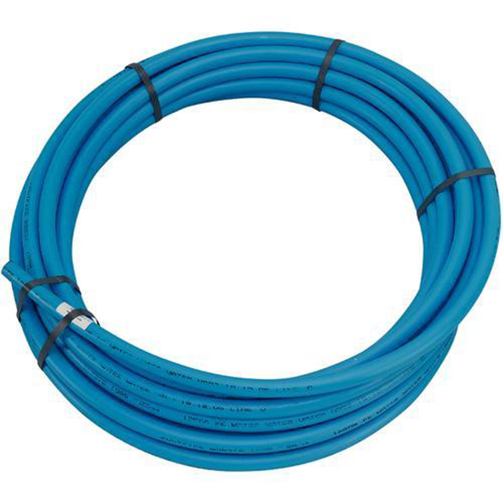 Blue MDPE Pipe 25mm x 25mtr Coil Only