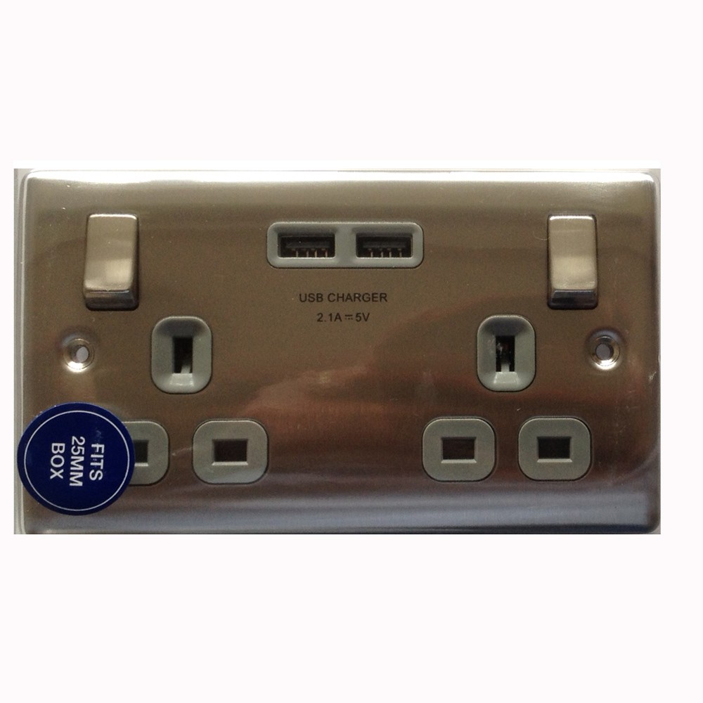 Usb socket 25mm box Outlet