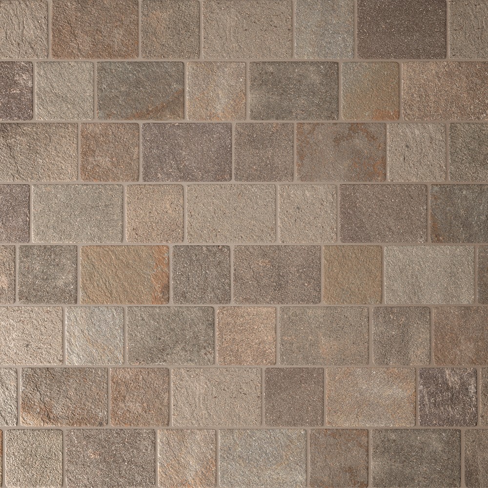 Porcelain Cobbles Porfido 200x200x20mm