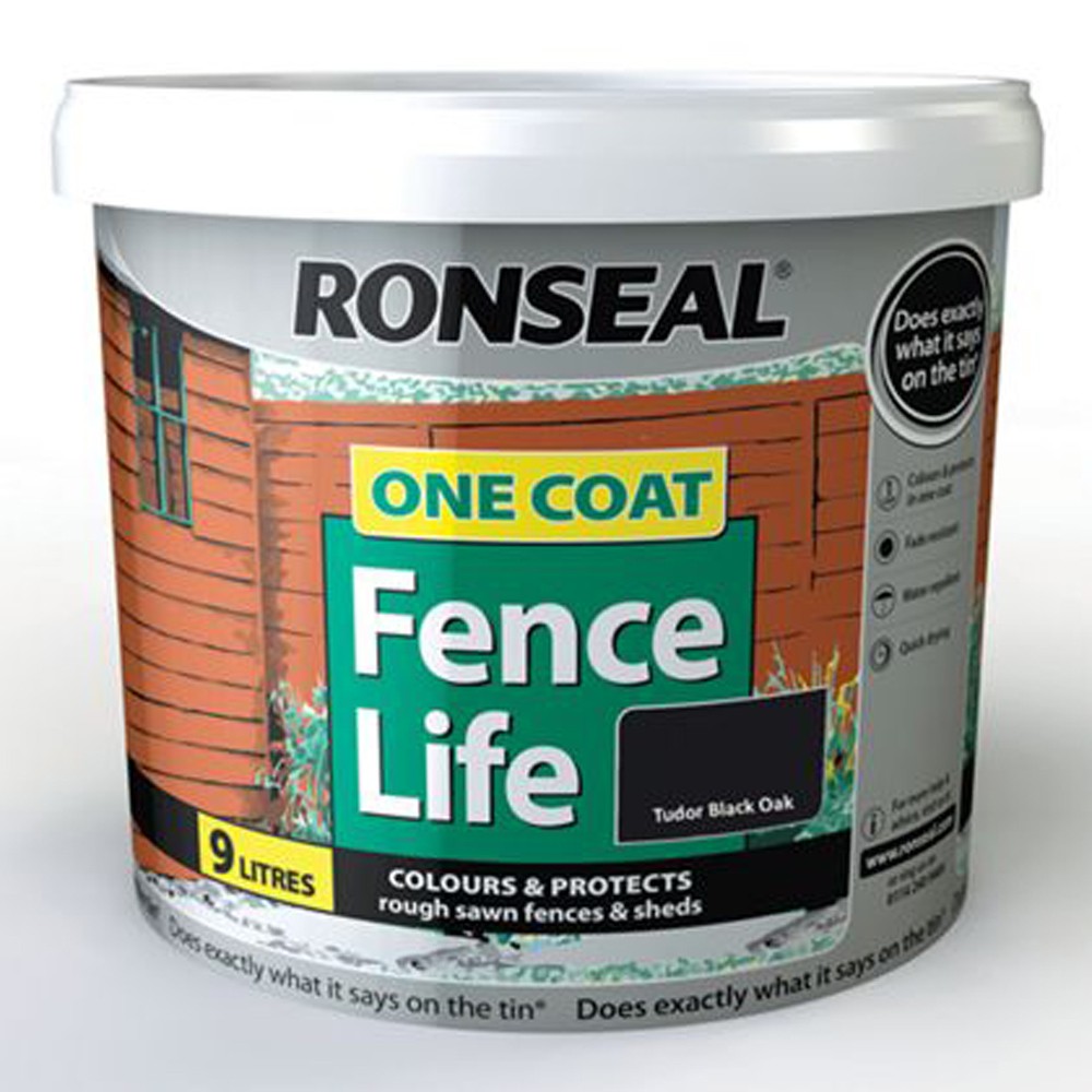 RONSEAL ONE COAT FENCE LIFE | Exterior Timber Stain 'TUDOR RONSEAL ONE COAT FENCE LIFE | Exterior Timber Stain 'TUDOR