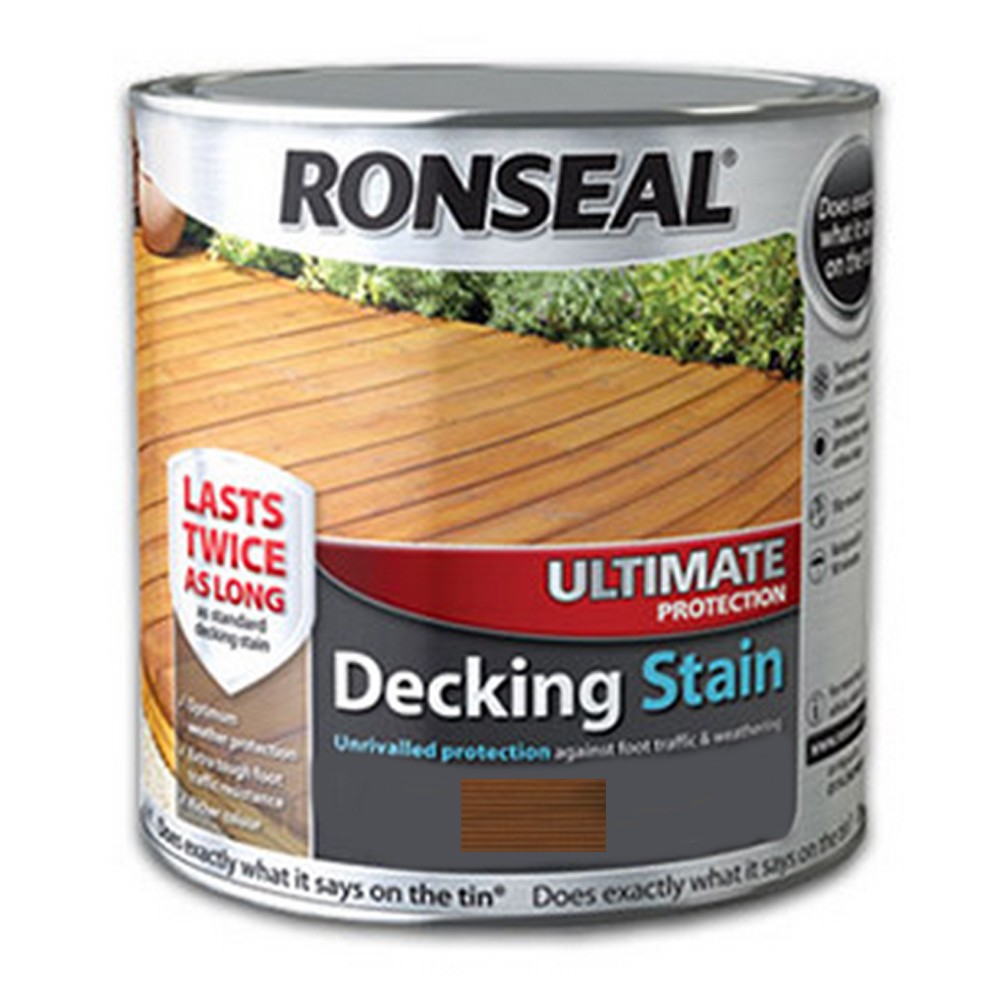 Ronseal Ultimate Decking Stain 2.5Ltr Rich Teak Ref 36907